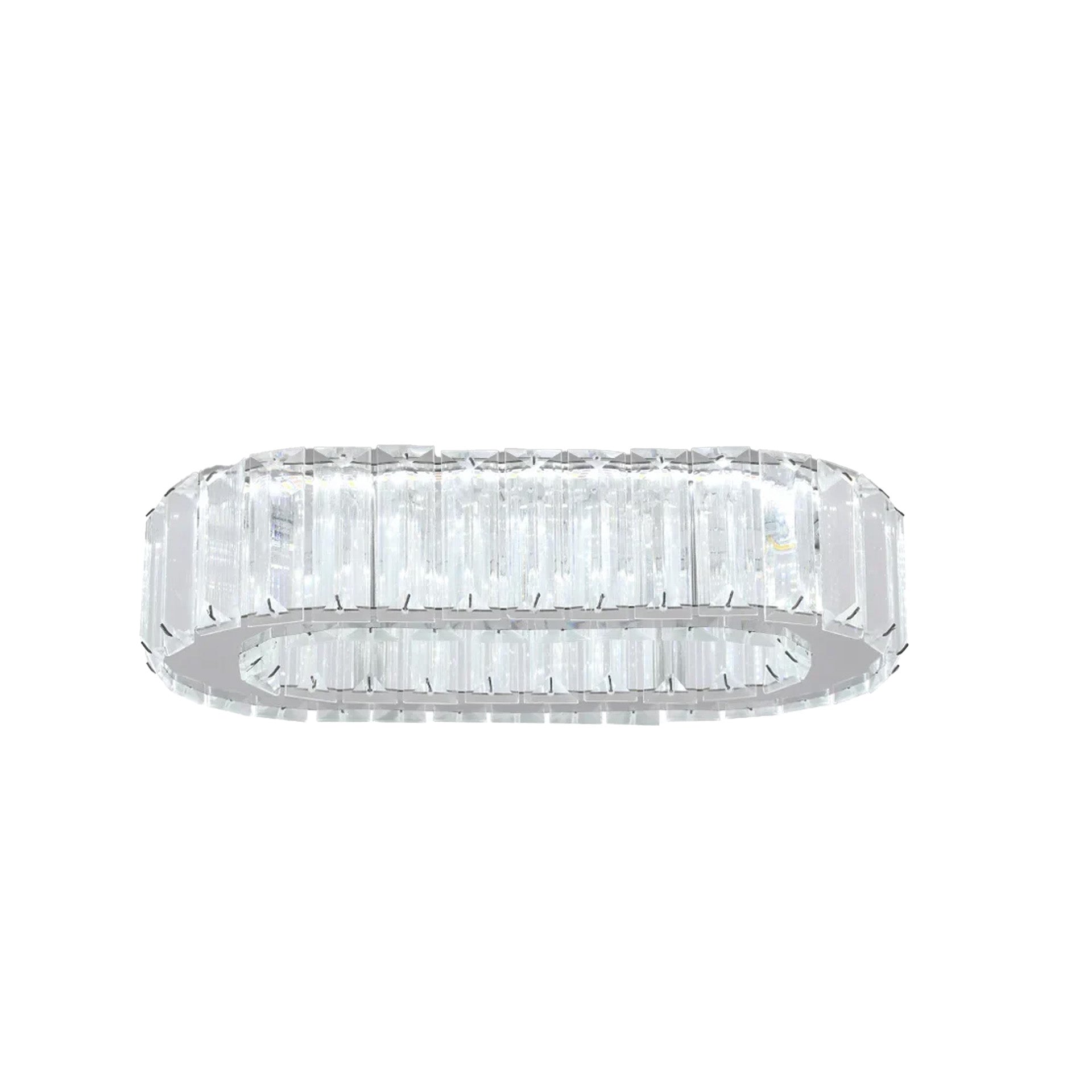 Modern Crystal Oval LED Chandelier Pendant Light Luxury Nordic Ceiling Lamp for Living Room Bedroom Dining Room