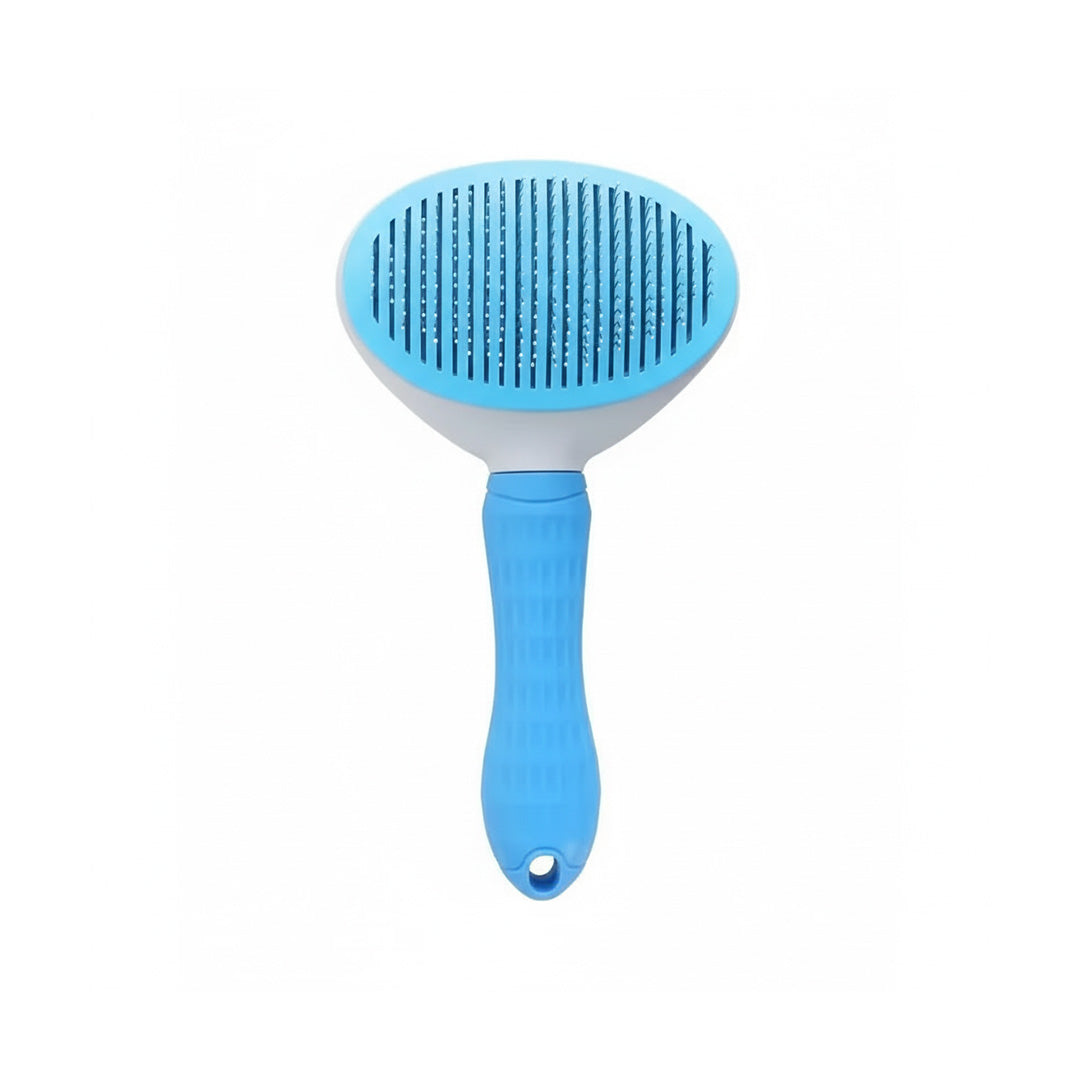 Self-Cleaning Pet Slicker Brush | Dematting Comb & Hair Remover for Dogs & Cats