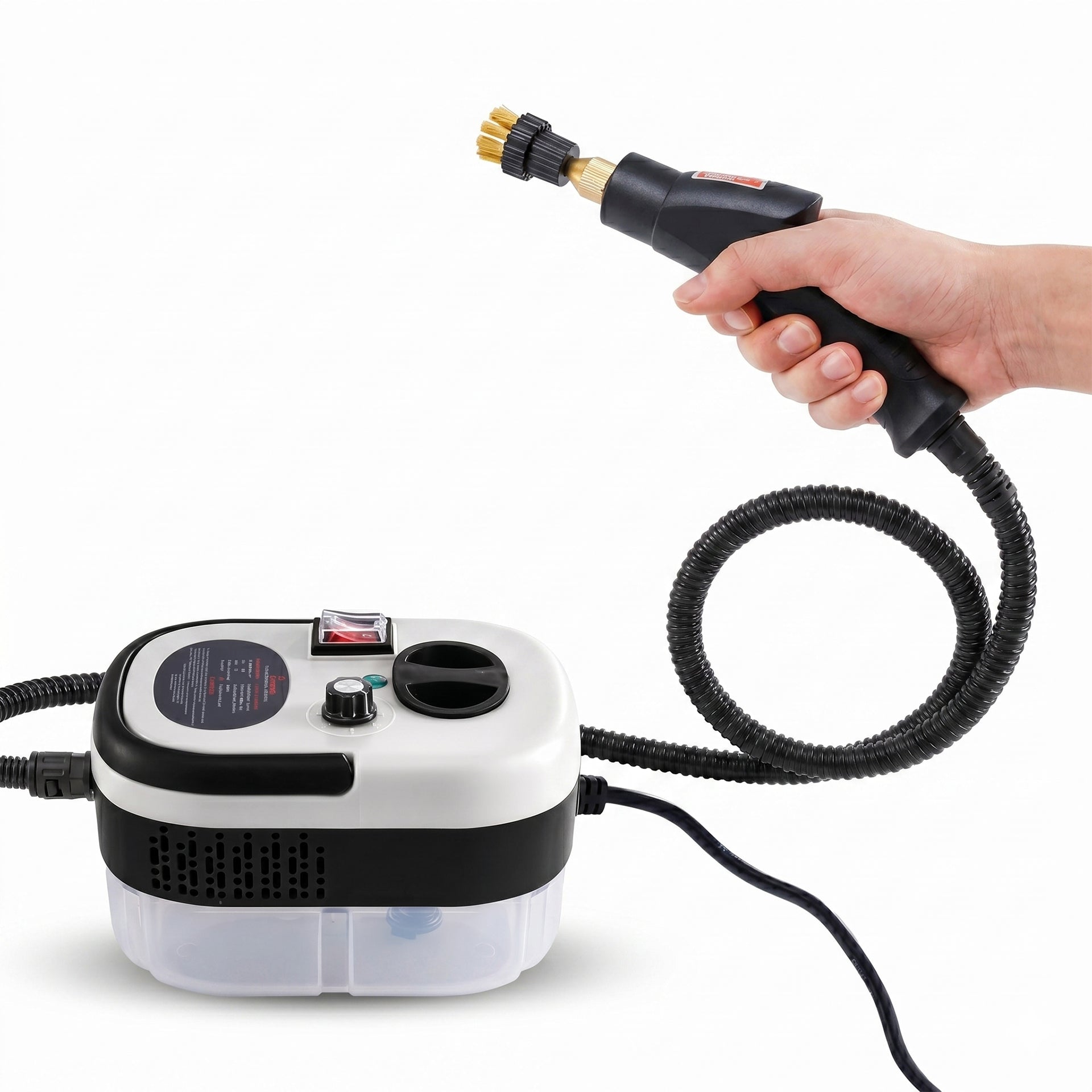 2500W Portable Steam Cleaner 6 Gear High Pressure Multipurpose Steamer for Home Kitchen Bathroom Grout