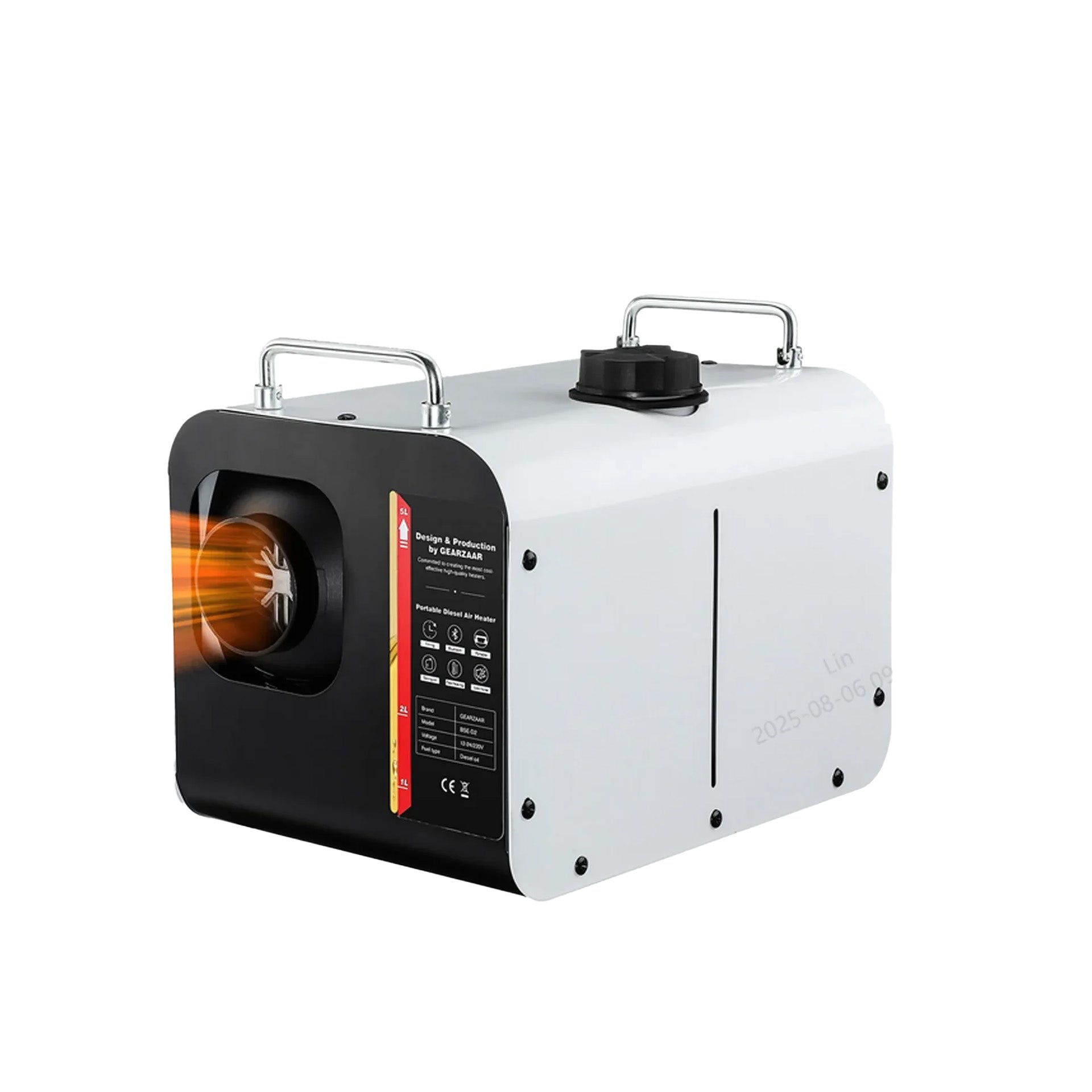 8KW Diesel Air Heater 12V 24V 240V Bluetooth Remote LCD Control for Truck RV Boat Garage Van Camper