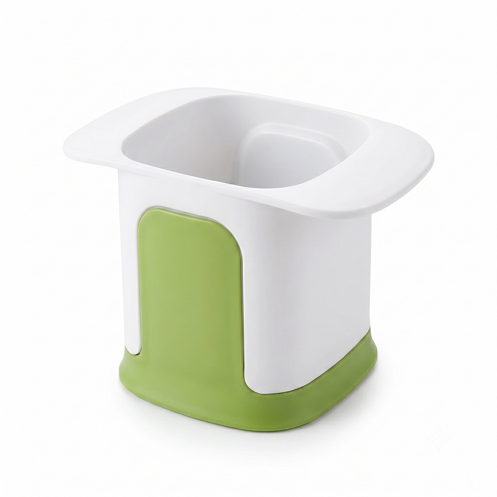 Cup Fruit and Vegetable Slicer with Stainless Steel Blades | Press Chopper for Strawberries Banana Apple Grapes