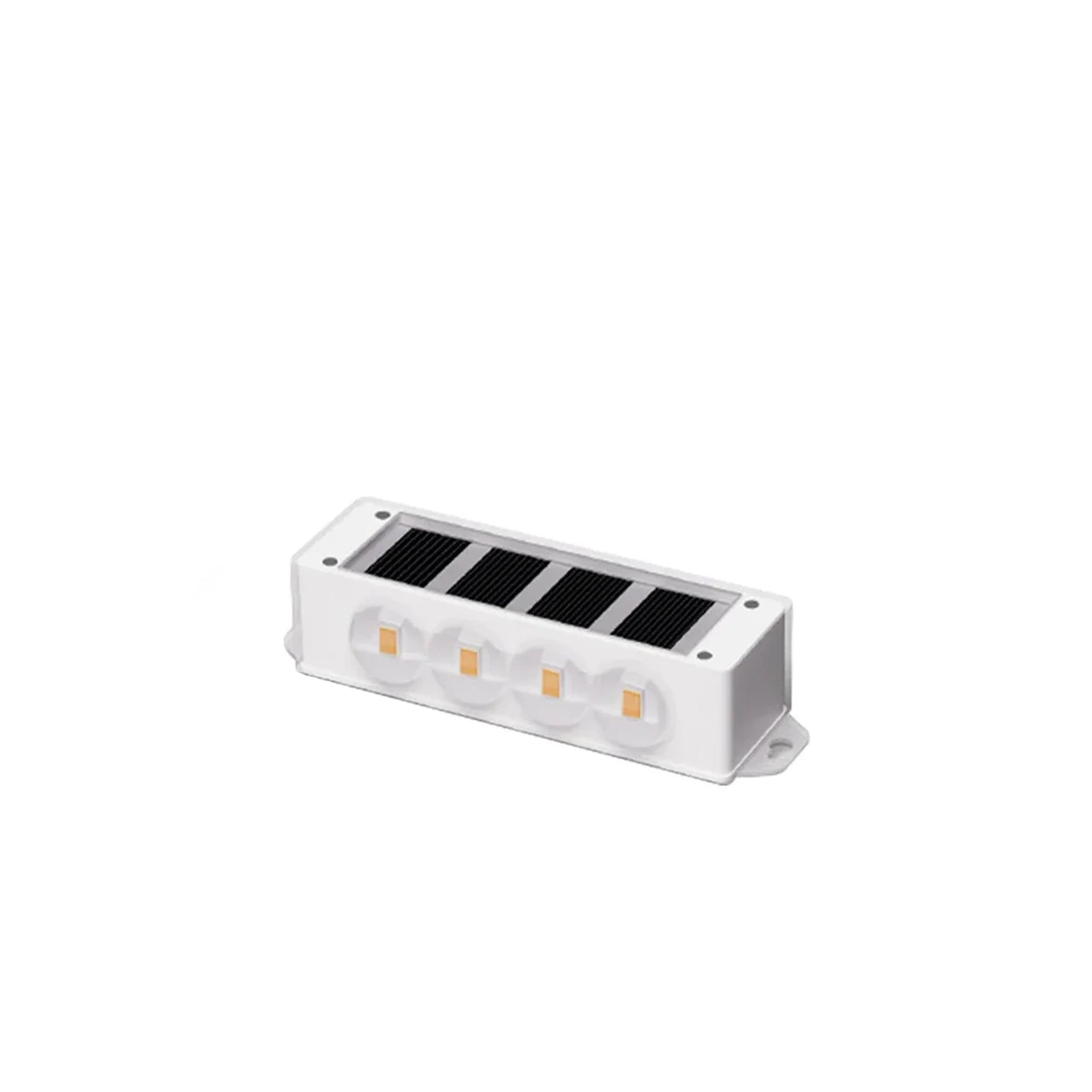 Solar Wall Light Outdoor 8 LED Warm White Up Down Waterproof Fence Walkway Porch Deck Garden Lamp 2 Pack