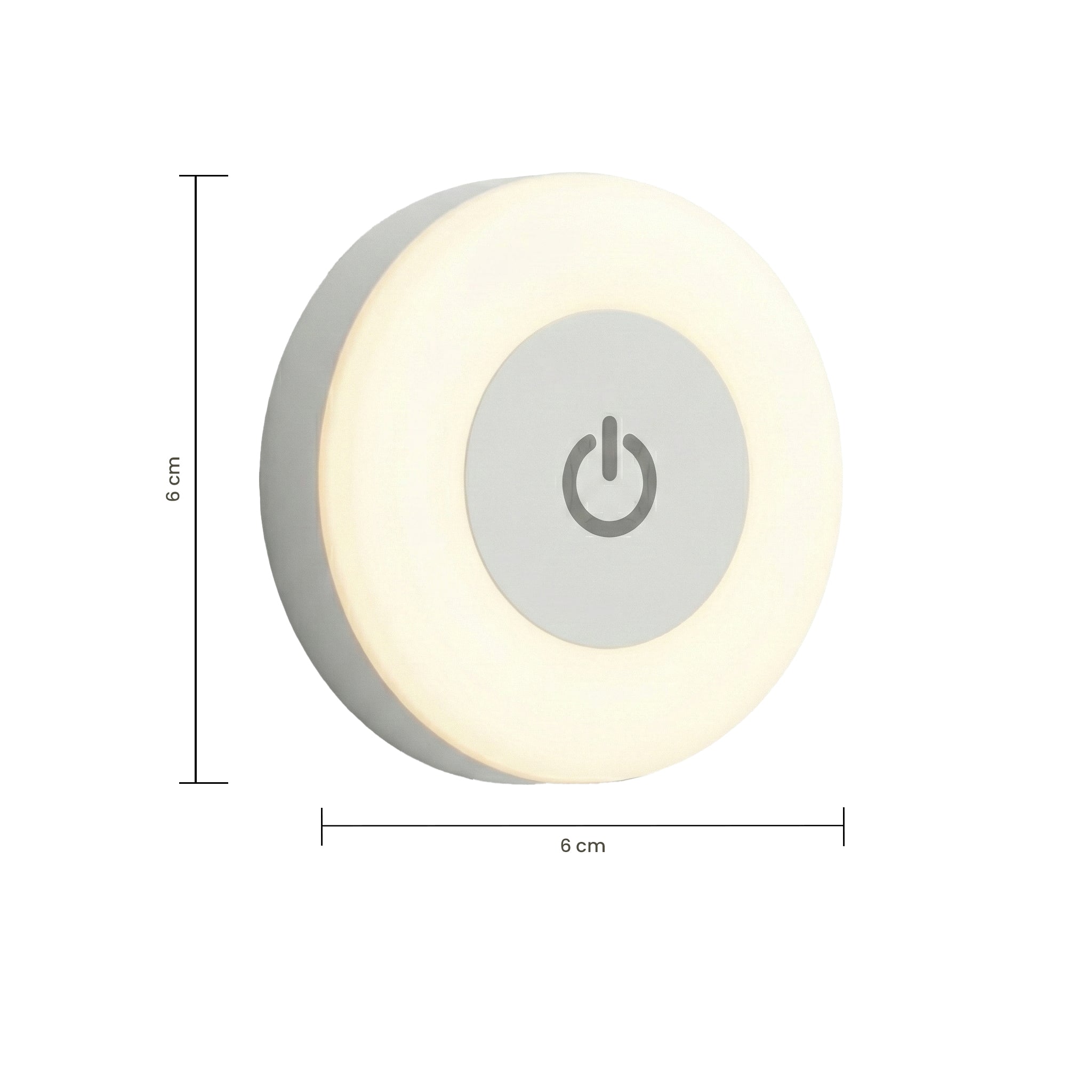 LED Touch Sensor Night Light | USB Rechargeable Magnetic Wall Lamp for Bedroom & Hallway