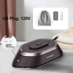 Mini Travel Iron for Clothes Portable Handle Electric Ironing Machine Fast Heating 30S Dry Wet Irons Garment Household Tools