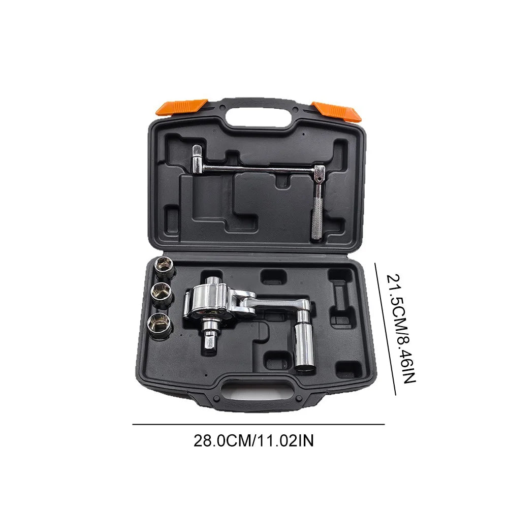 Heavy Duty Wheel Nut Wrench Car Tyre Removal Tool Anti Slip Handle