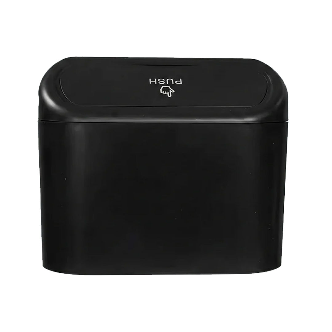 XUKEY Mini Car Trash Can with Lid | Hanging Waterproof Waste Bin & Car Interior Organiser