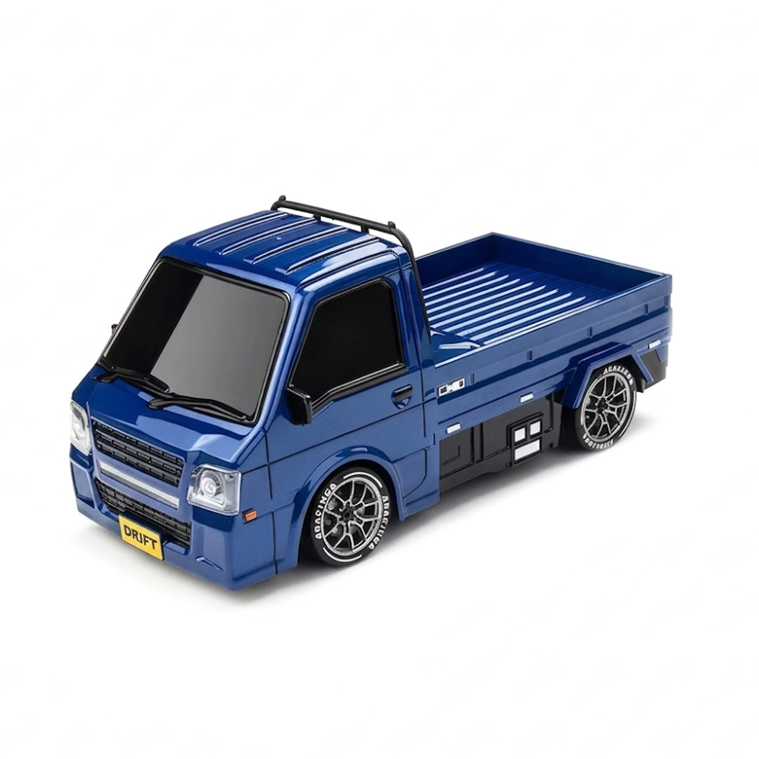 1:24 Scale RC Truck 4WD Trailer Off-Road Pickup with Headlights Drift Function and Self-Inflating Tyres for Kids