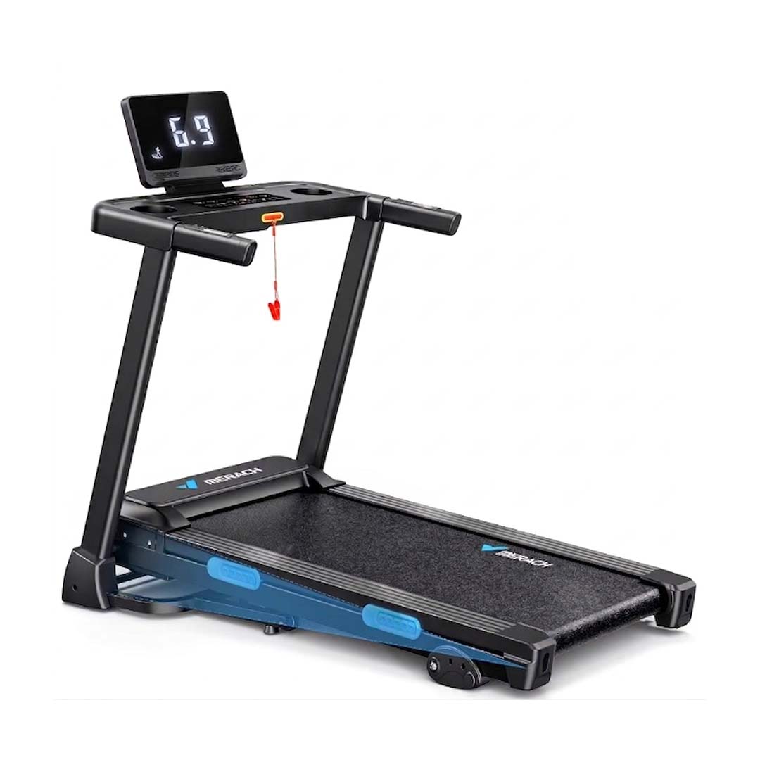 Foldable Treadmill with Incline 0.8–12km/h LED Display Bluetooth Walking Pad Home Gym