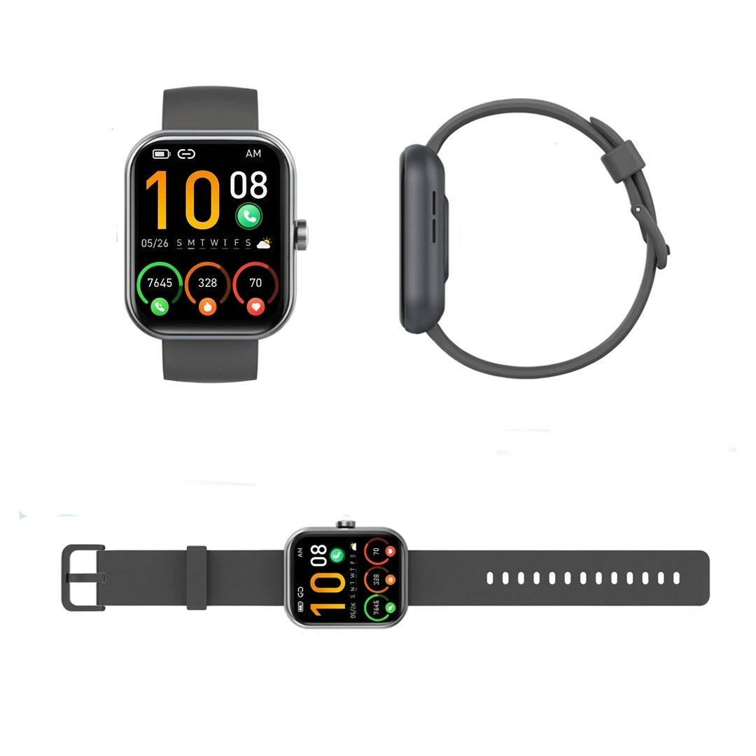 Ultra Thin Smartwatch with Bluetooth Calling, 1.85" Display, 110+ Sports Modes, IP68 Waterproof Fitness Tracker