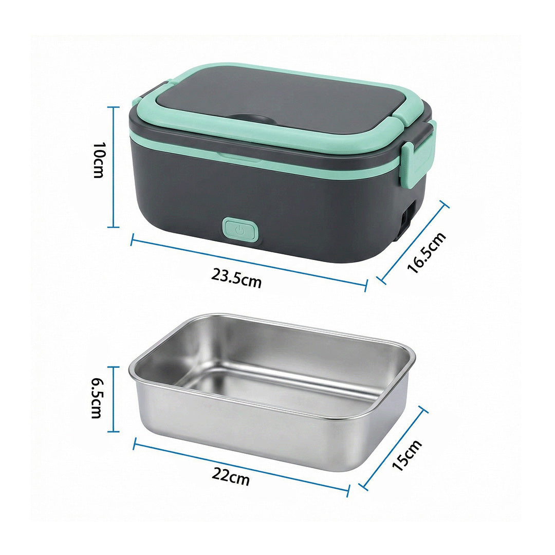FGRYB Portable Electric Lunch Box | USB Heated Stainless Steel Food Container for Car & Office