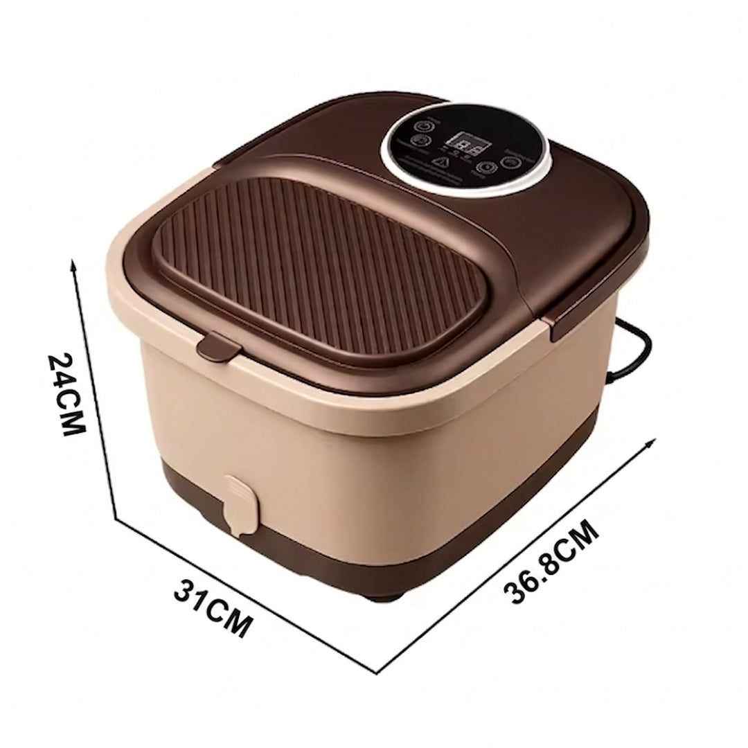 Fully Automatic Massage Foot Spa Bath with Heat Bubbles Ozone Sterilisation and Remote Control Gift for Men and Women