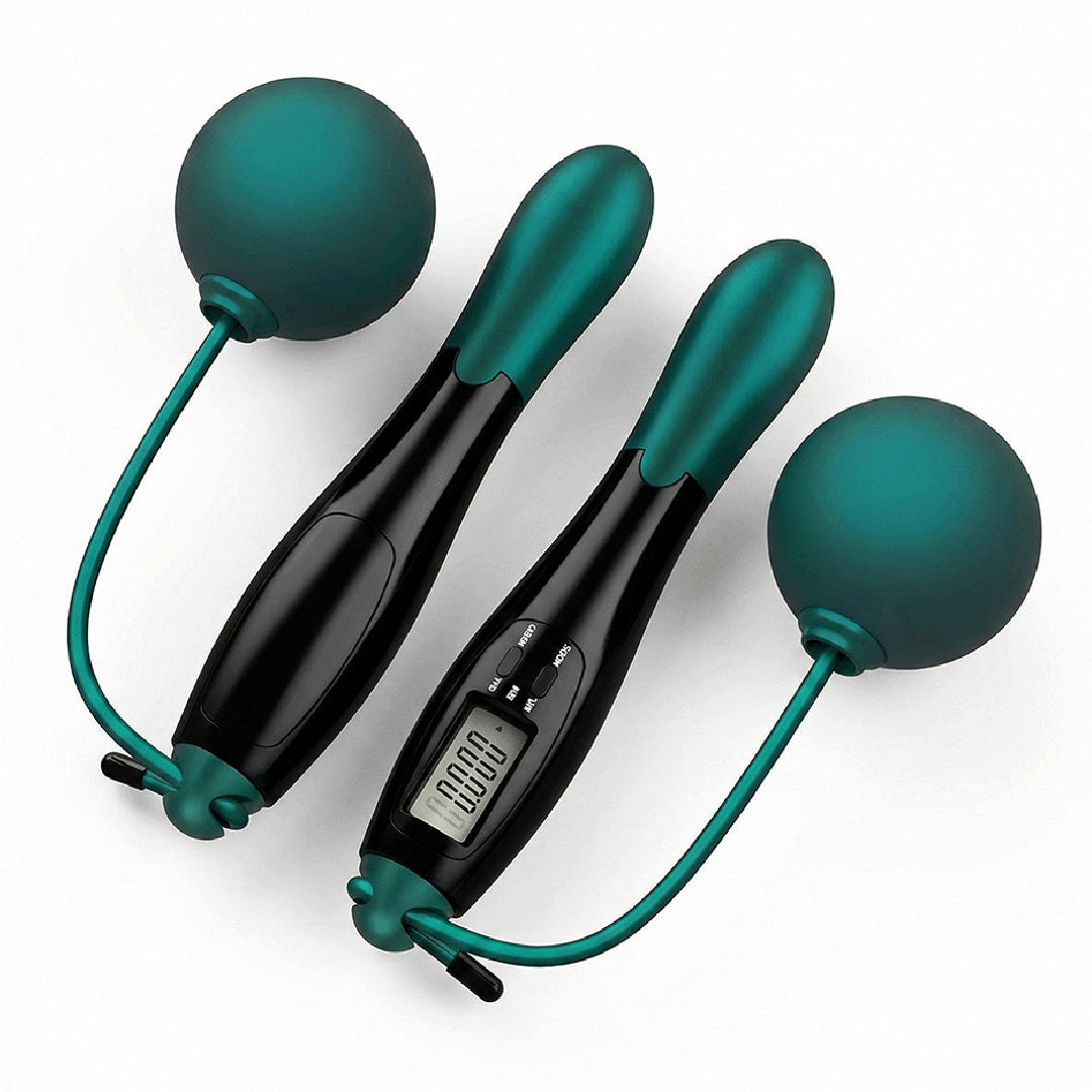 Smart Cordless Jump Rope | LCD Counter, Calorie Tracker & Speed Skipping for Gym & Home