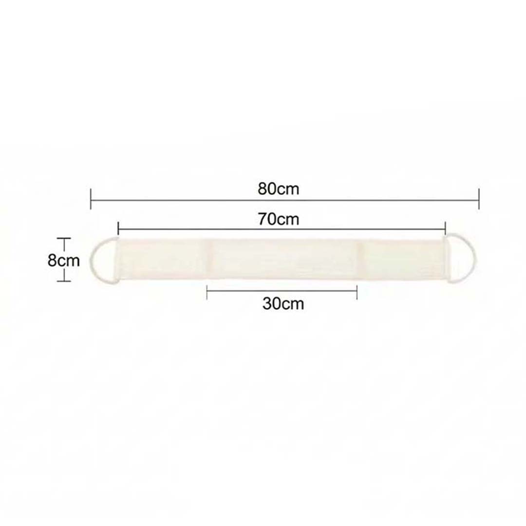 Back Exfoliator Loofah Scrubber Body Wash Belt Shower Brush