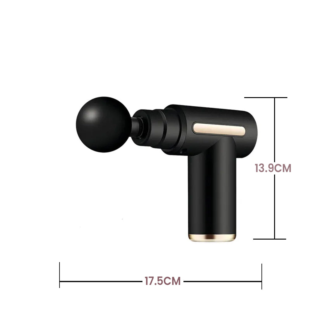 Portable Fascia Gun Vibration Massage Gun for Body Neck Back Deep Muscle Relaxation Fitness Slimming One Head