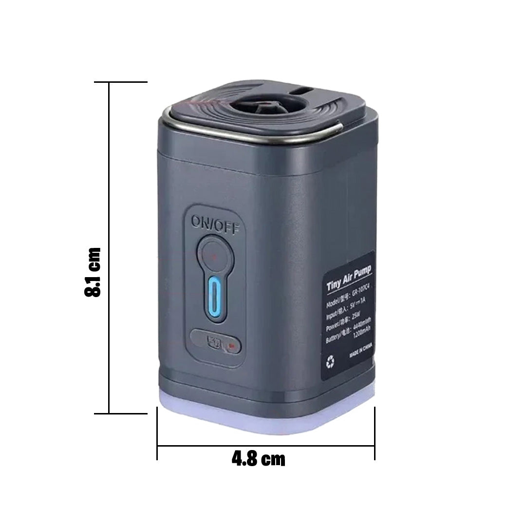 Portable Mini Air Pump Mattress Vacuum Pump Bags Clothes Wireless Electric Air Pump Compressor,For Pool Floats, Vacuum Bags