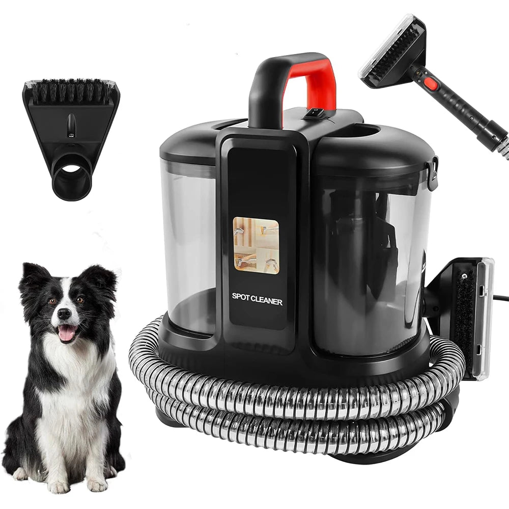 Portable Spot Cleaner Machine 400W Carpet Upholstery Sofa Car Seat Pet Stain Cleaner with Dual Water Tank