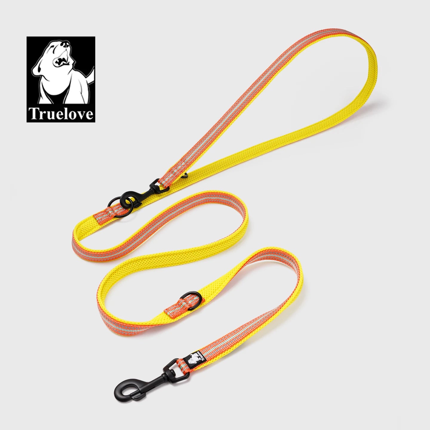 Truelove 7 in 1 Dog Lead Adjustable Hands Free Double Leash Reflective