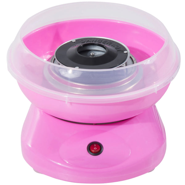 Electric Candy Floss Maker with Bamboo Sticks – Pink