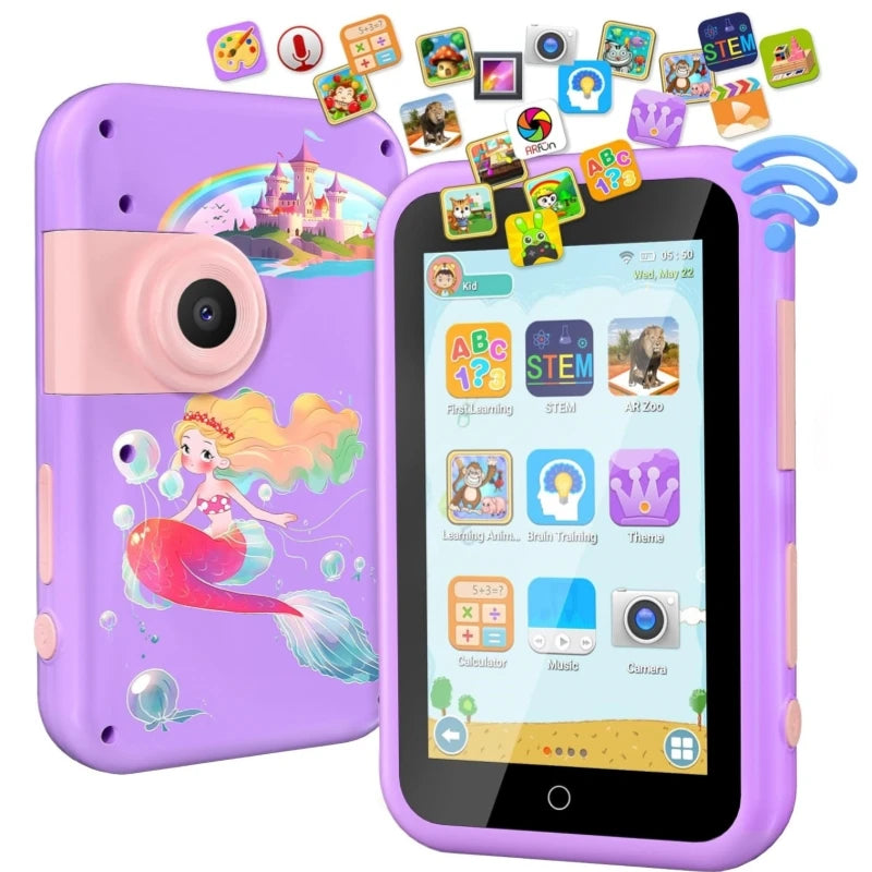 Kids Smart Phone Toy with 4” Touchscreen & Dual Camera – Educational Learning Toy