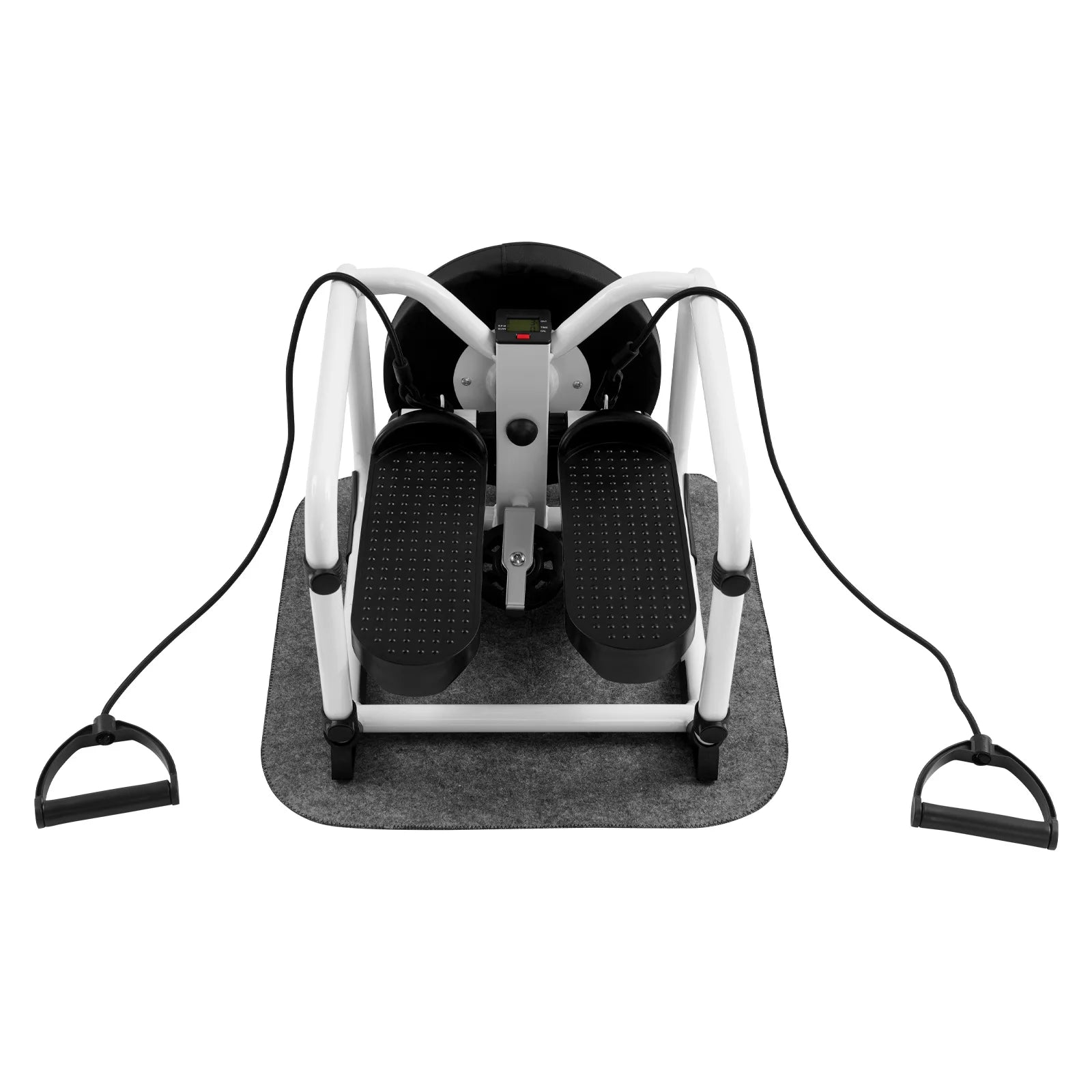 Portable Twist Stepper 360° Rotating Seat LED Display Resistance Bands 150kg Home Fitness Equipment
