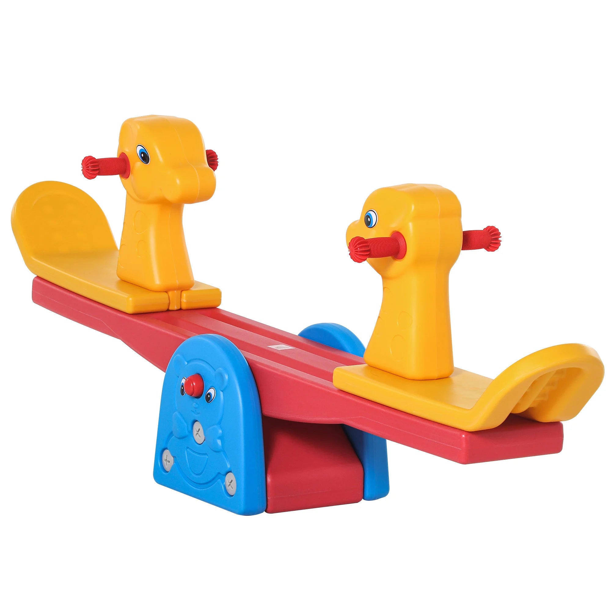 Kids Seesaw Teeter Totter | 2-Seat Safe Seesaw with Easy-Grip Handles for Ages 1–4