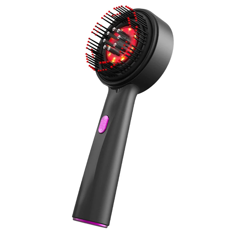 Electric Hair Regrowth Brush Infrared Scalp Massager Anti Hair Loss Comb