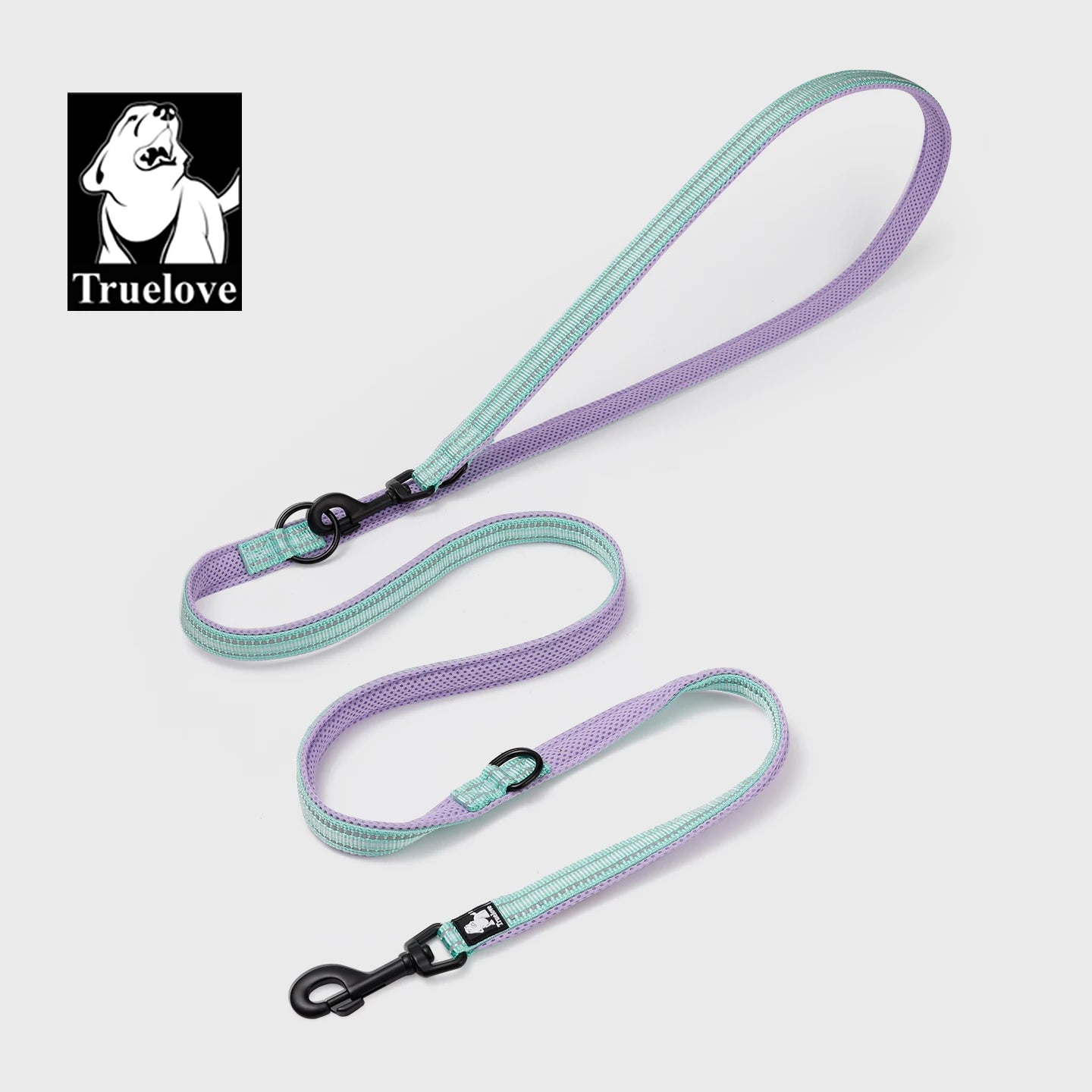 Truelove 7 in 1 Dog Lead Adjustable Hands Free Double Leash Reflective