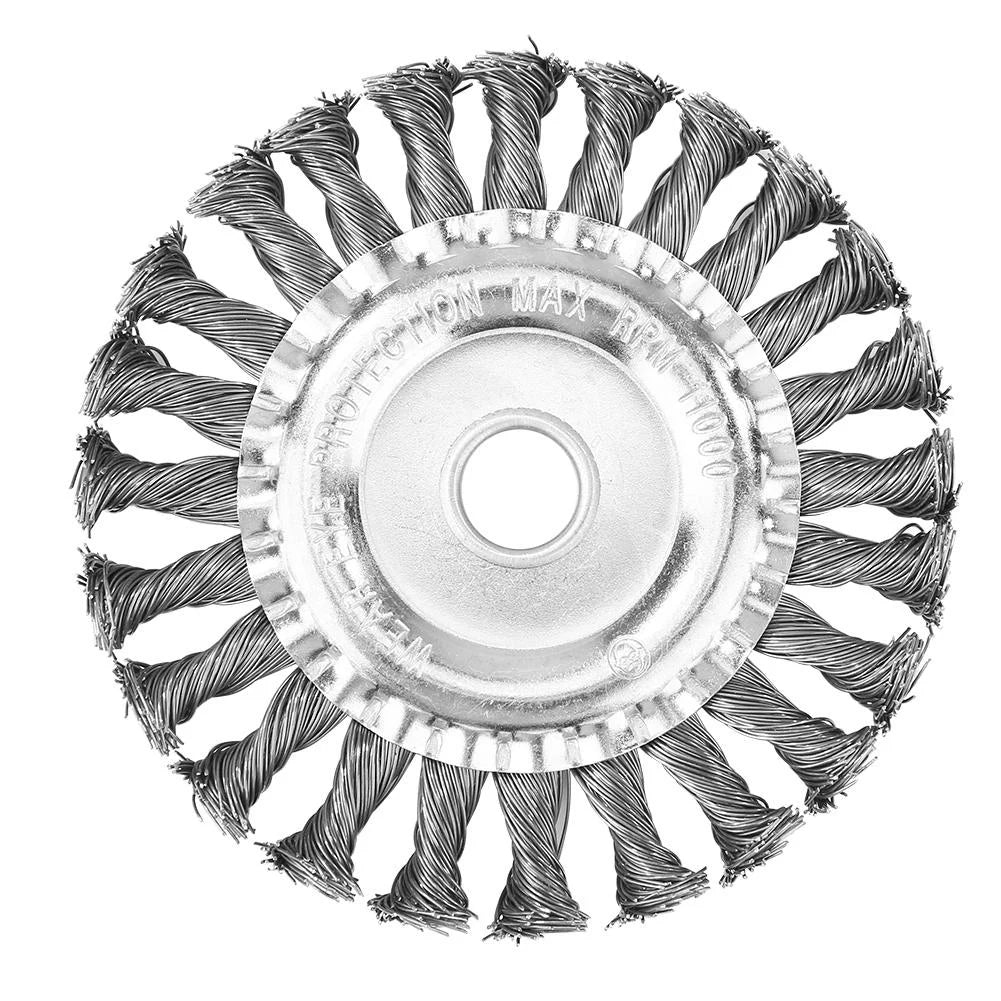 4 or 5 Inch Grass Trimmer Disc Wire Brushcutter Head Cleaning Polishing Stainless Steel Garden Power Tool