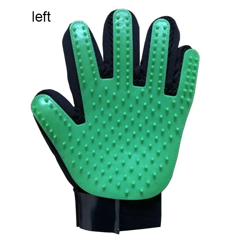 Pet Grooming Glove | Silicone Deshedding & Massage Brush for Dogs & Cats