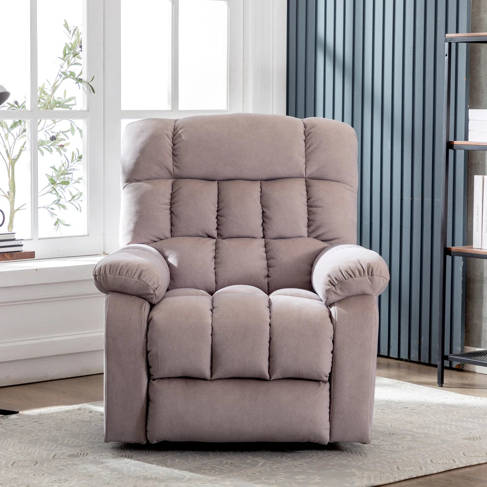 Electric Power Lift Recliner Chair with Massage and Heat | Single Sofa with USB Port and Side Pockets for Elderly
