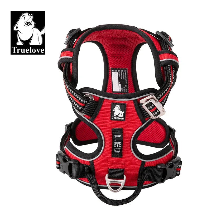 Truelove No Pull Dog Harness Reflective Adjustable Pet Vest for Medium Large Dogs