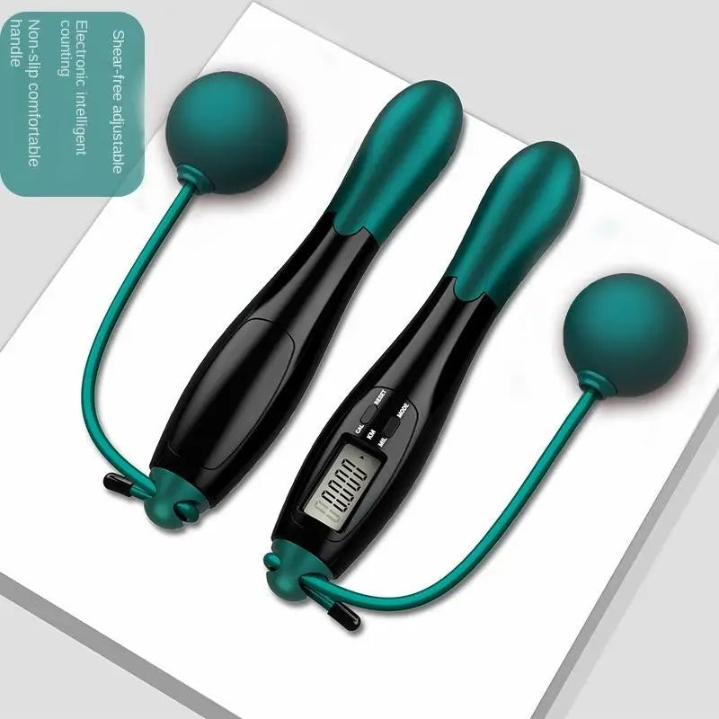 Smart Cordless Jump Rope | LCD Counter, Calorie Tracker & Speed Skipping for Gym & Home