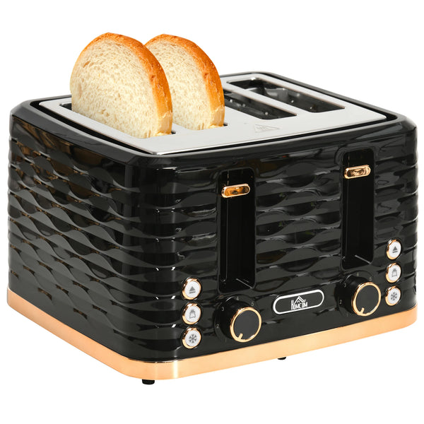4-Slice Toaster with 7 Browning Levels, 1600W