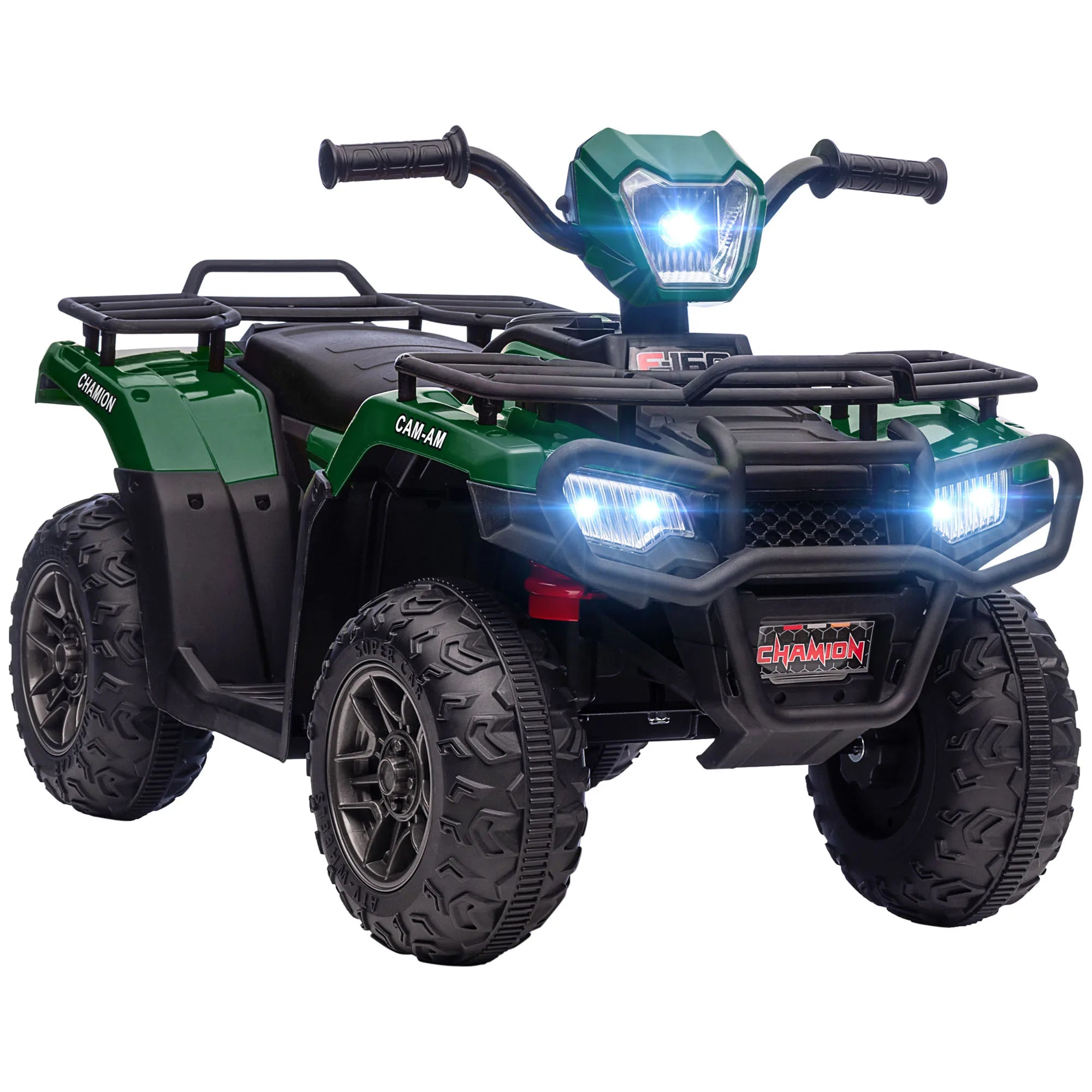 12V Kids Electric Quad Bike | LED Headlights, Music & USB Port Ride-On Ages 3–5
