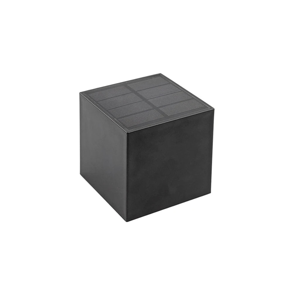 HobbyLane Solar Square Wall Light | 2-Mode Warm White & RGB Outdoor Garden Lamp IP65