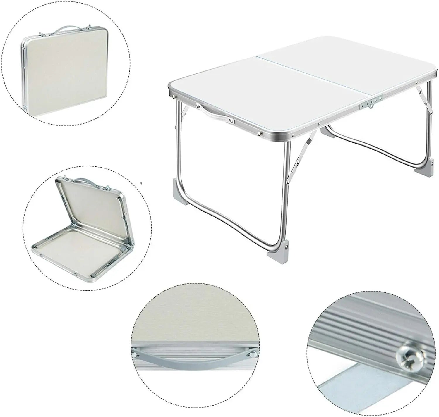 Lightweight Folding Camping Table Portable Aluminium Picnic Table