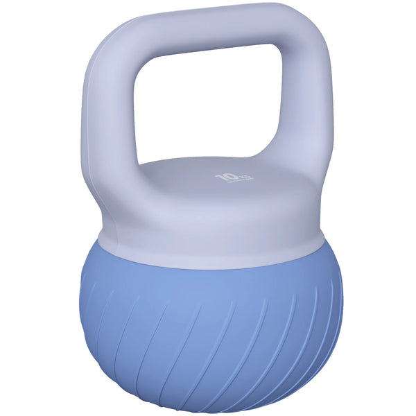 10kg Soft Kettlebell with Anti-Slip Handle, Blue