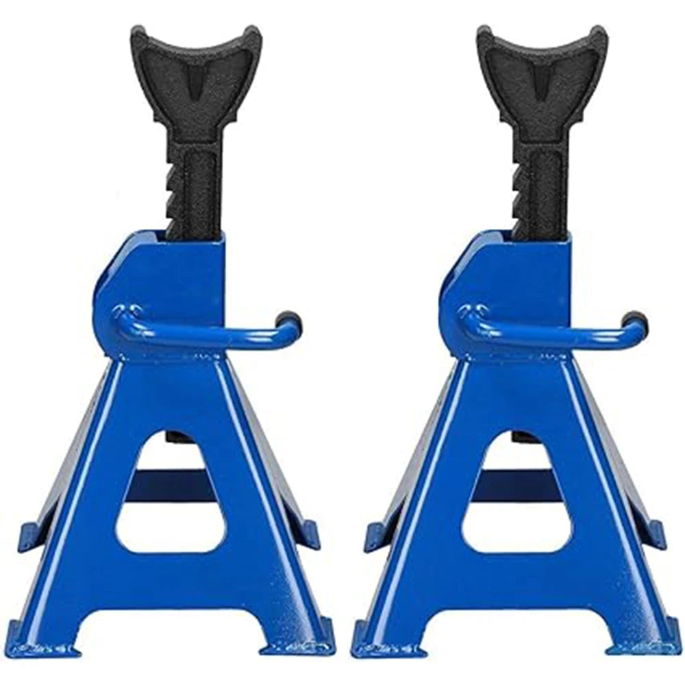 DayPlus 3-Ton Axle Jack Stands | Set of 2 Adjustable Heavy Duty Steel Stands for Car & Van