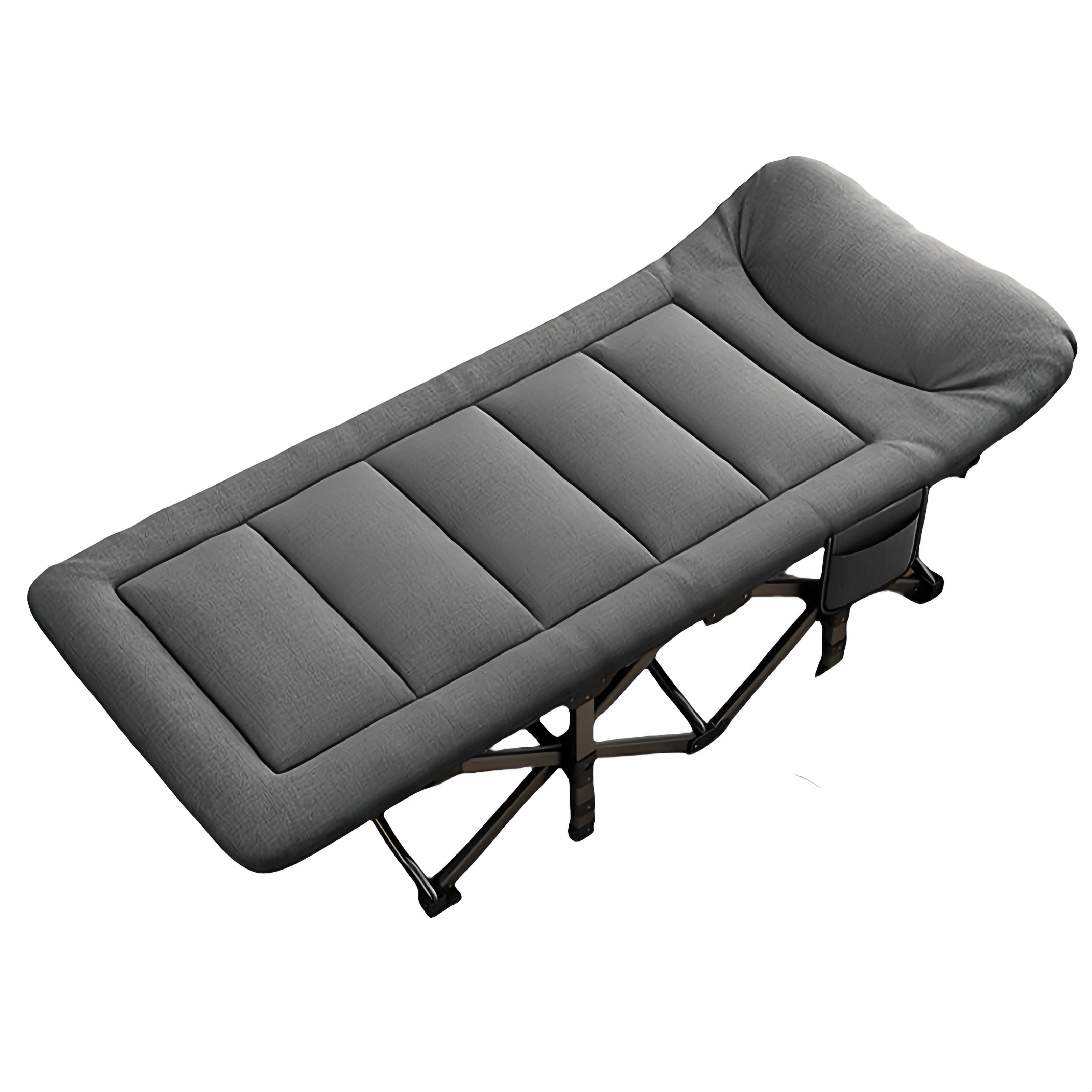 Portable Folding Sun Lounger Outdoor Sun Bed Lounge Chair for Camping Patio Pool and Indoor Use