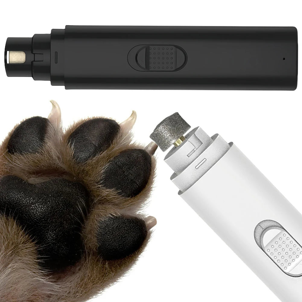 Electric Pet Nail Grinder Painless 2 Speed Rechargeable Diamond Wheel for Small Medium Large Dogs Cats