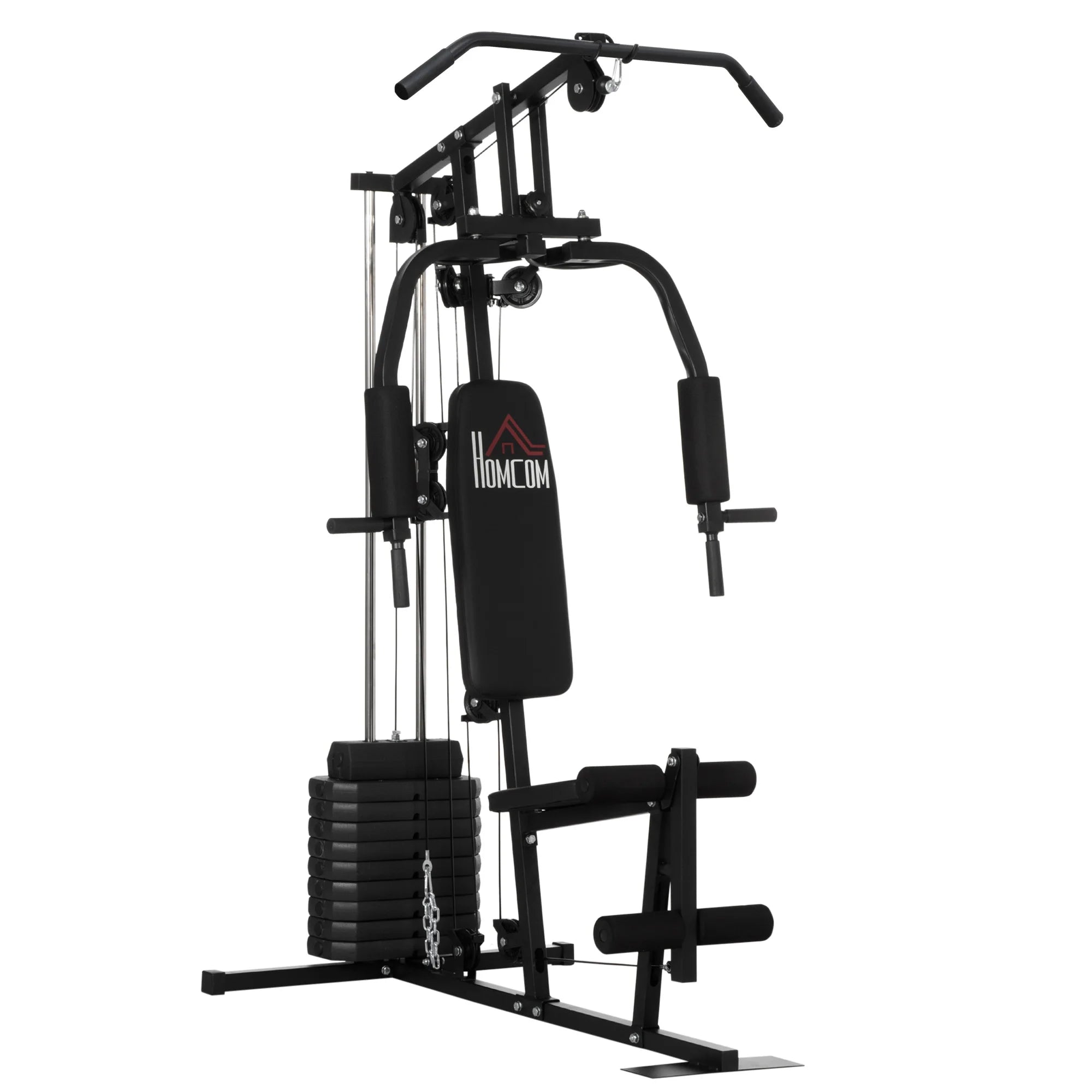 Multifunction Home Gym Machine with 45kg Weight Stack – Full Body Strength Training Equipment