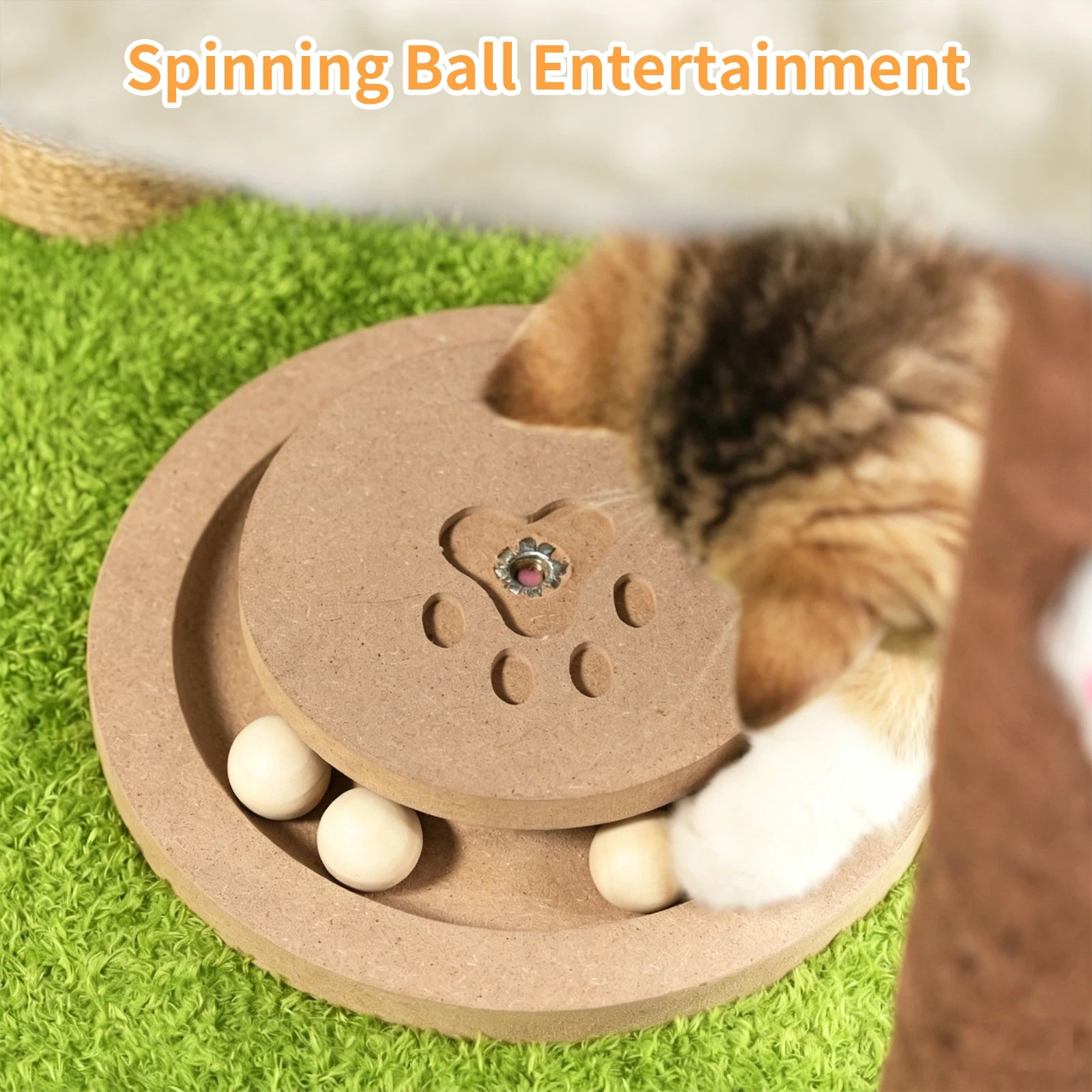 Palm Cat Tree 82cm Modern Scratching Post Climbing Tree Kittens Sleep Platform Sisal Strings