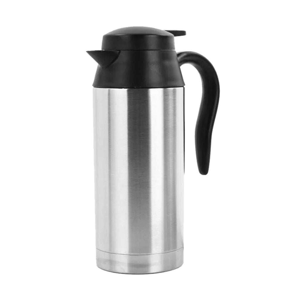 12V 24V Car Electric Kettle 750ml Portable Travel Water Boiler with Dry Boil Protection