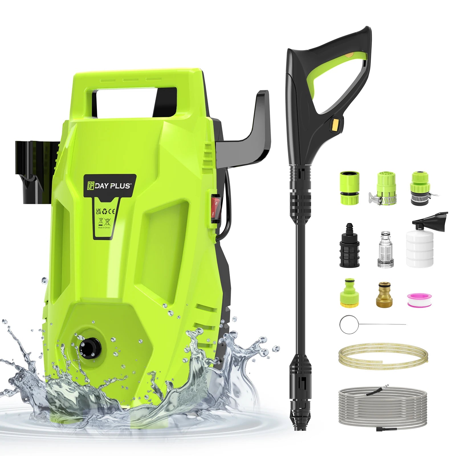 2050PSI Electric Pressure Washer 2300W High Power Cleaner with Adjustable Nozzle