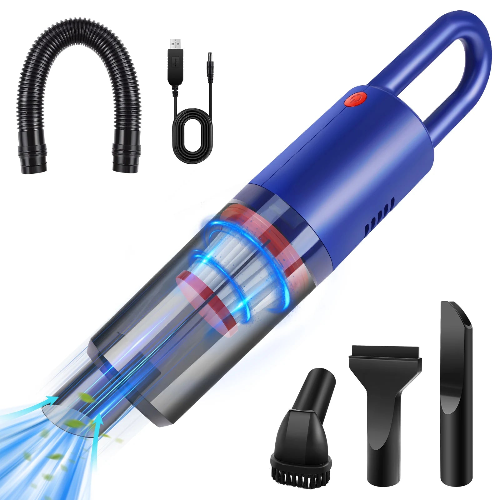 Wireless Handheld Vacuum Cleaner 6200Pa Strong Suction Wet and Dry Car and Home Mini Vacuum