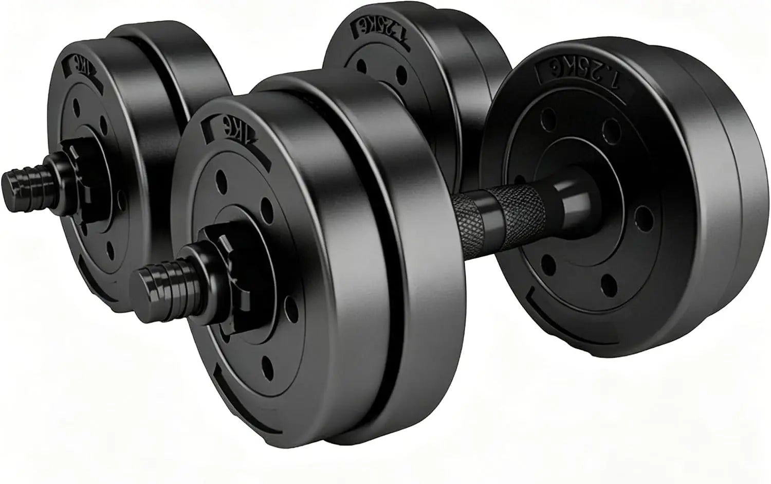 Mcc Direct 2-in-1 Adjustable Dumbbell Barbell Set 10-30kg Connecting Rod for Full Body Strength Training