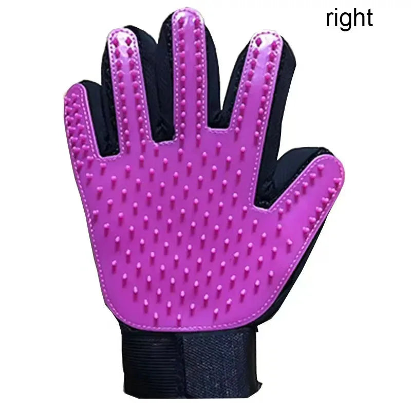 Pet Grooming Glove | Silicone Deshedding & Massage Brush for Dogs & Cats