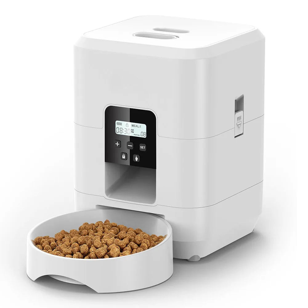Smart Automatic Pet Feeder | Timed & Portion-Controlled Cat & Dog Food Dispenser