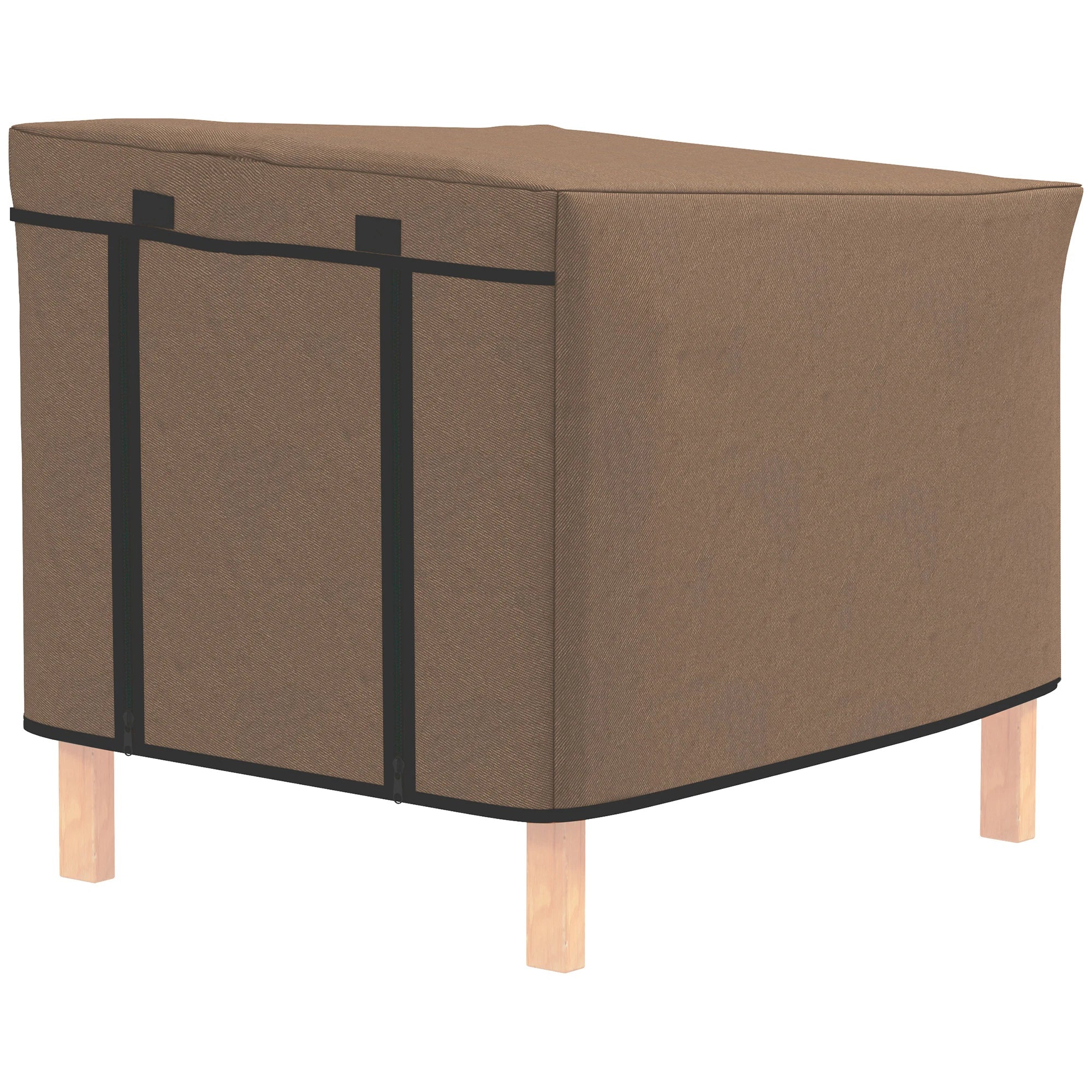 Rabbit Hutch Cover Guinea Pig Cage Cover 600D Waterproof Oxford Fabric with Touch Fastener Door for Model X-D2-0047