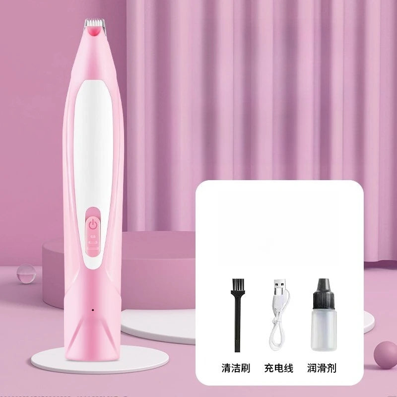 Professional Cordless Dog Grooming Clipper | LED Light, LCD Display & 18mm Wide Blade